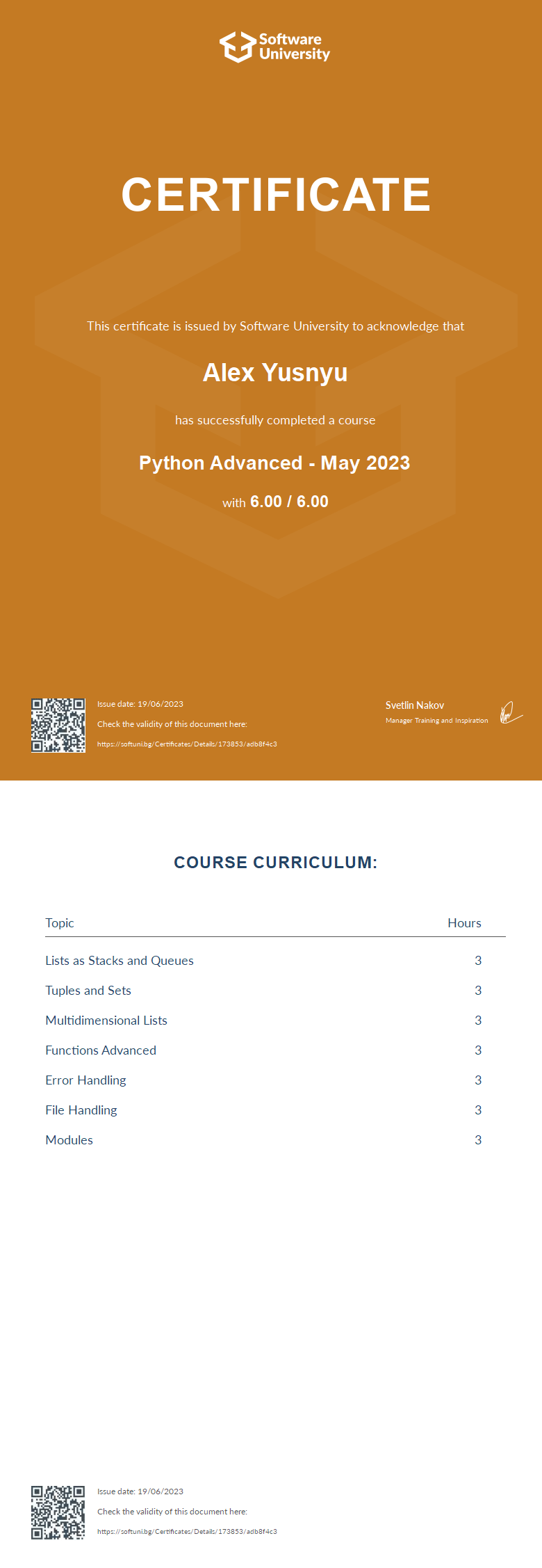Certificate Image