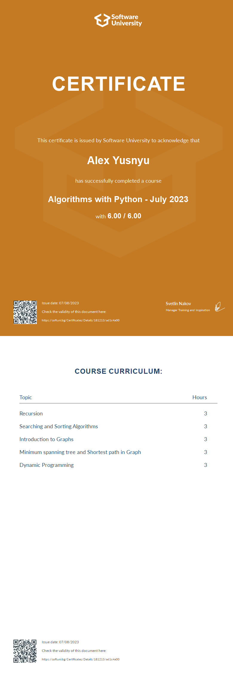 Certificate Image